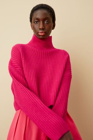 H&M + Crop Turtleneck Sweater