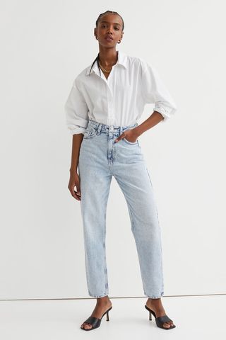 H&M + Mom Loose Ultra High Jeans