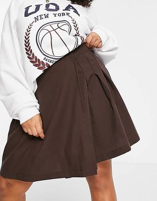 Daisy Street Plus + Y2K Mini Pleated Tennis Skirt