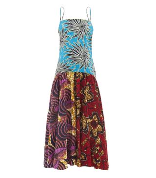 Lisa Folawiyo + JBL Ankara-Print Cotton Maxi Dress