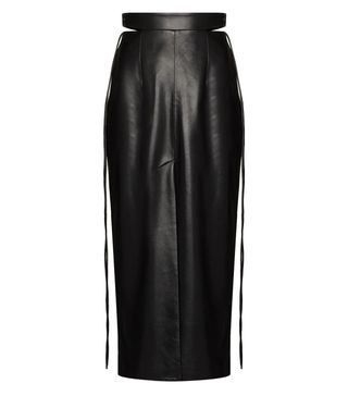 Matériel + Side-Slit Midi Skirt