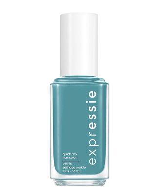Essie + Expressie Quick Dry Formula, Teal Blue Nail Polish 335 Up Up Away