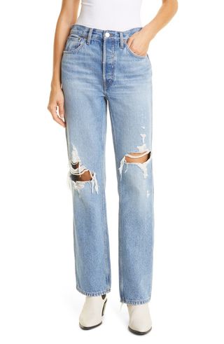 Re/Done + '90s High Waist Loose Fit Jeans