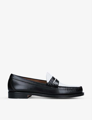 Bass Weejuns + Larkin Two-Tone Leather Penny Loafers