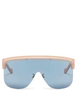 Loewe + Show D-Frame Visor Sunglasses