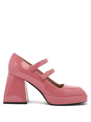 Nodaleto + Bulla Babies Patent Leather Mary Jane Heels