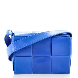 Bottega Veneta + Cassette Crossbody Bag Maxi Intrecciato Leather Extra Mini