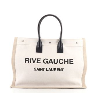Saint Laurent + Rive Gauche Shopper Tote Canvas Large