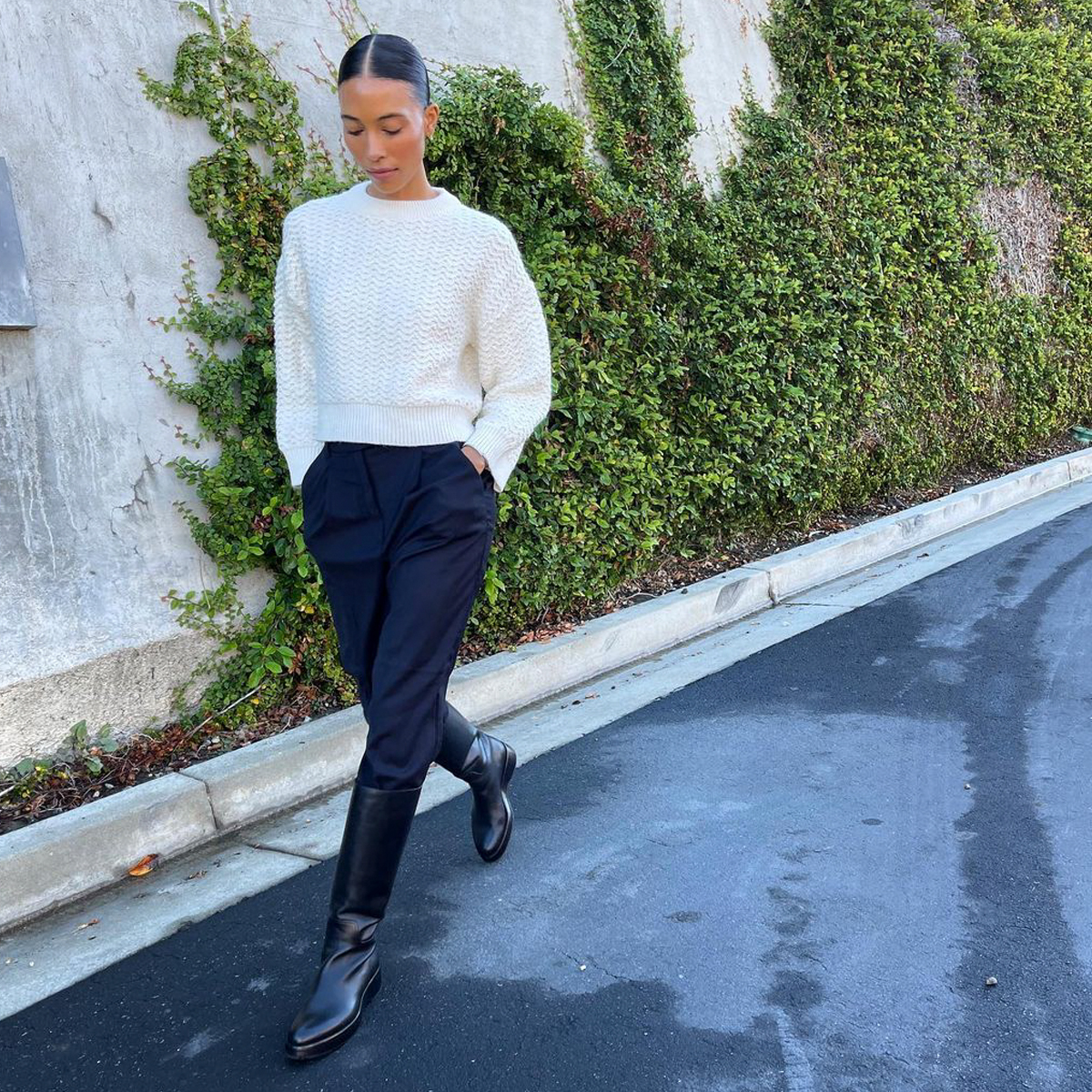 How to wear cropped trousers through the winter, trousers, winter, fashion, That's right, you can wear your cropped trousers through winter - let  fashion director Arabella show you how