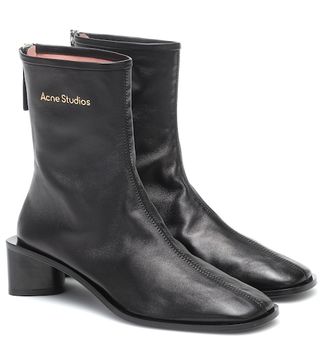 ACNE Studios + Leather Ankle Boots
