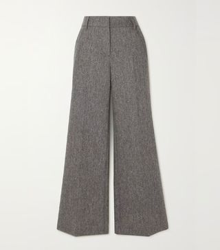 See by Chloé + City Pleated Wool-Blend Straight-Leg Pants