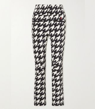 Perfect Moment + Aurora Houndstooth High-Rise Flared Ski Pants
