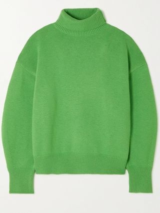 The Frankie Shop + Joya Merino Wool-Blend Turtleneck Sweater
