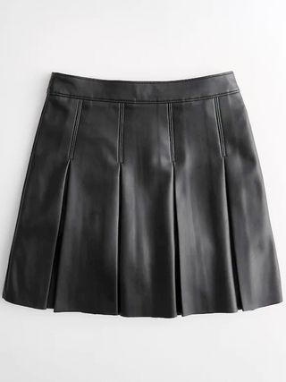 Hollister + Faux Leather Mini Skirt
