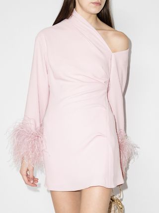 16Arlington + Adelaide Feather Cuff Mini Dress