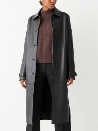 & Other Stories + Belted Leather Coat
