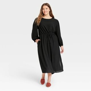 Who What Wear x Target + Long Sleeve Dress
