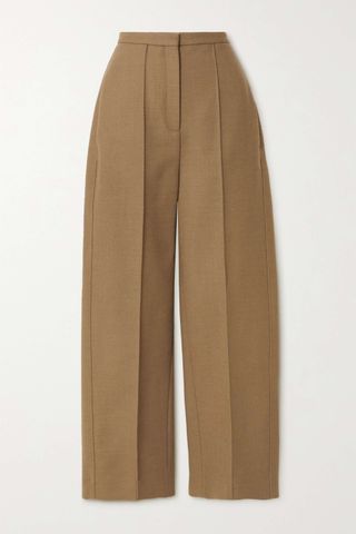 Totême + Wool-Twill Wide-Leg Pants