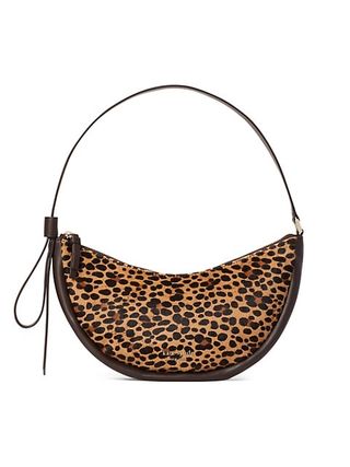 Kate Spade New York + Small Smile Leopard-Print Calf Hair Shoulder Bag