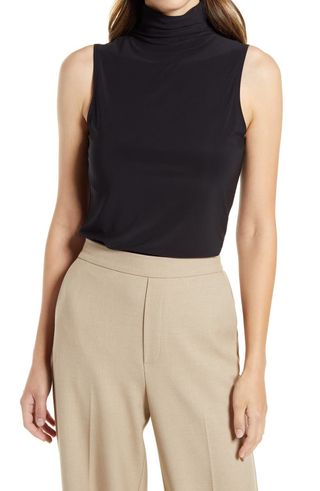 Halogen + Funnel Neck Sleeveless Top