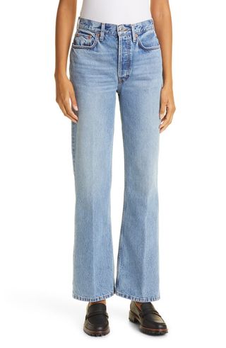 Re/Done + '70s High Waist Bootcut Jeans
