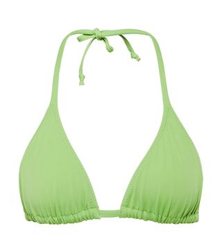 Norma Kamali + String Bra Triangle Bikini Top