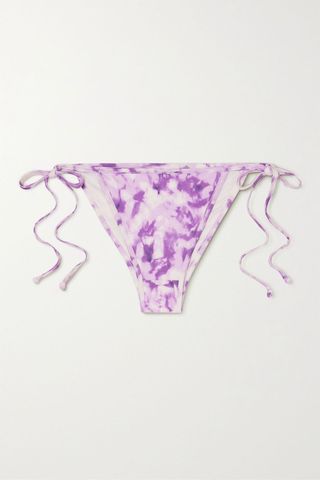 Faithfull the Brand + Hazel Tie-Dyed Stretch-Econyl Bikini Briefs