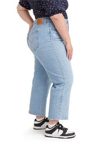 Levi's + Ribcage Super High Waist Ankle Straight Leg Jeans