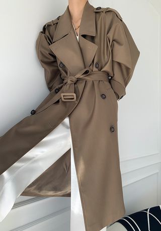 Marcéla London + Signature Khaki Trench Coat