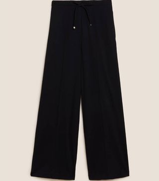 Autograph + Wide Leg Trousers with Wool