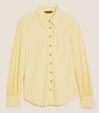 M&S Collection + Modal Rich Collared Utility Shirt