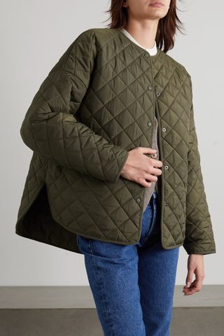 Totême + Quilted Padded Recycled Shell Jacket