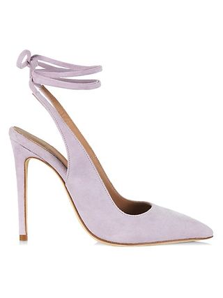 Brother Vellies + Ribbon Suede Lace-Up Pumps