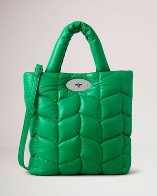 Mulberry + Big Softie Lawn Green Pillow Nappa Bag