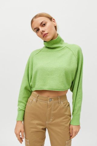 Urban Outfitters + Kyla Crop Turtleneck Sweater