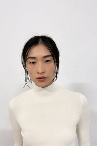 Zara + Basic Knit Sweater With a High Neck