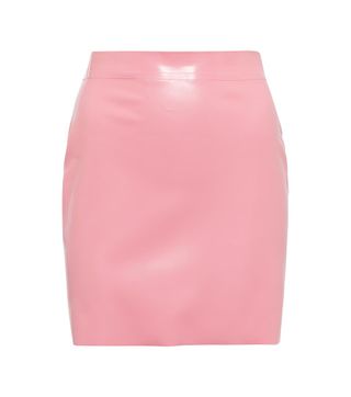 Versace + Latex Miniskirt