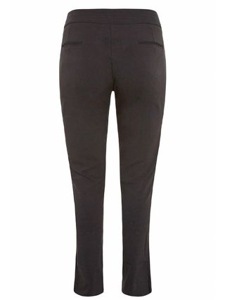 Yours + Black Bengaline Stretch Trousers