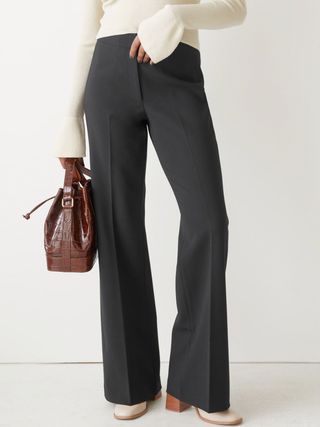 & Other Stories + Flared Press Crease Pants