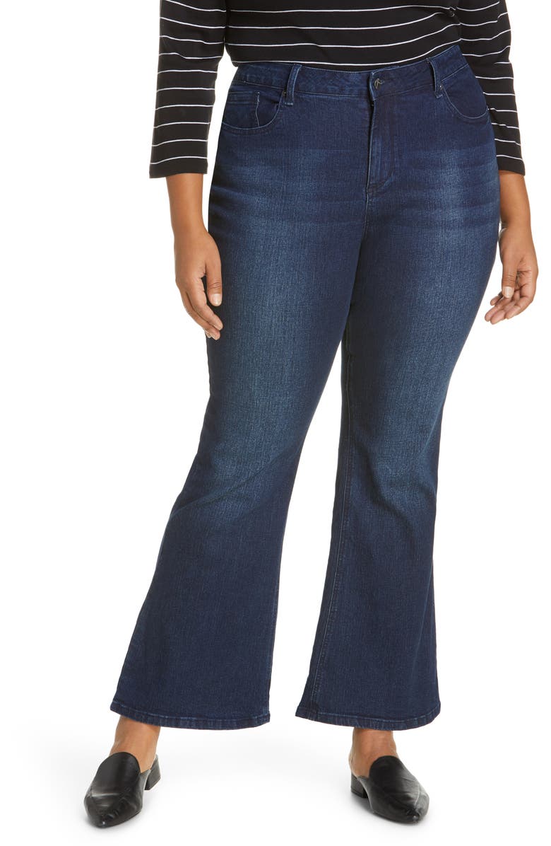 Standards & Practices + Dark Wash Flare Jeans