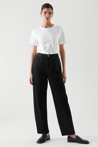 Cos + Tapered-Leg High-Rise Jeans