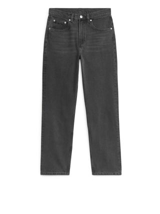 Arket + Regular Cropped Non-Stretch Jeans