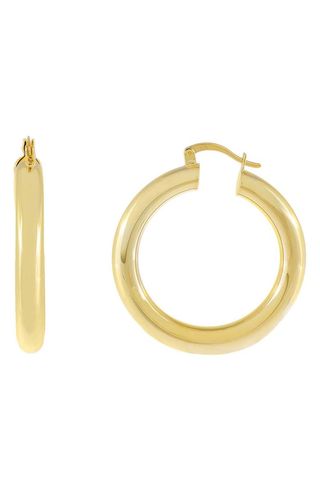 Adina's Jewels + Chunky Hollow Hoop Earrings