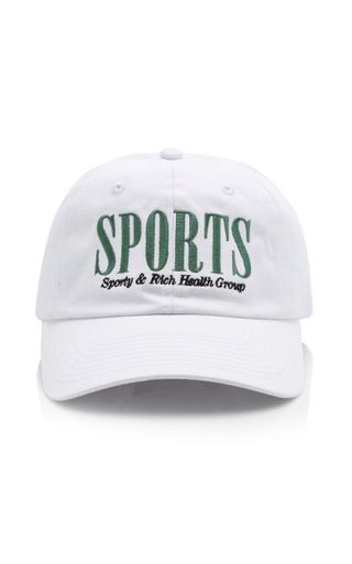 Sporty & Rich + Sports Cotton Baseball Cap