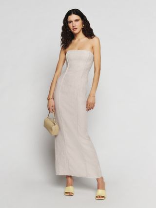 Reformation + Layton Linen Dress