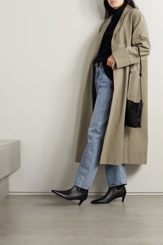 Caes + Belted Cotton-Twill Trench Coat