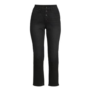 Free Assembly + Essential Slim Jeans With Exposed Button Front