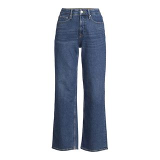 Free Assembly + High Rise 70's Wide Leg Straight Jeans