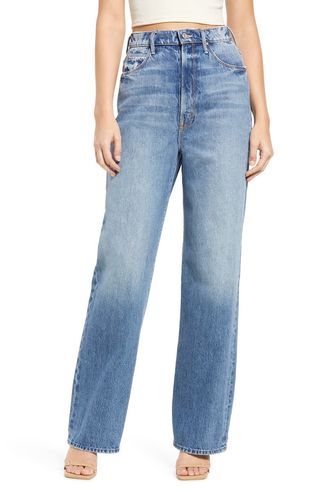 Mother + Tunnel Vision High Waist Wide Leg Jeans