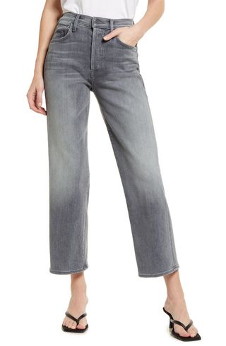 Mother + The Rambler Ankle Wide Leg Jeans